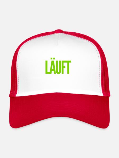 alles toll - Trucker Cap - Weiß/Rot - Vorne
