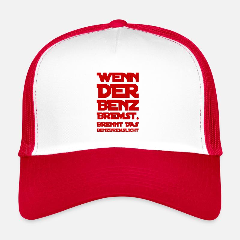 es brennt das Benzbremslicht Trucker Cap