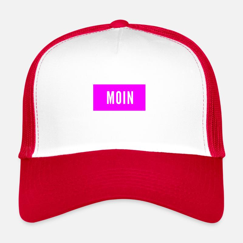 guten Tag auf norddeutsch - Trucker Cap - Weiß/Rot