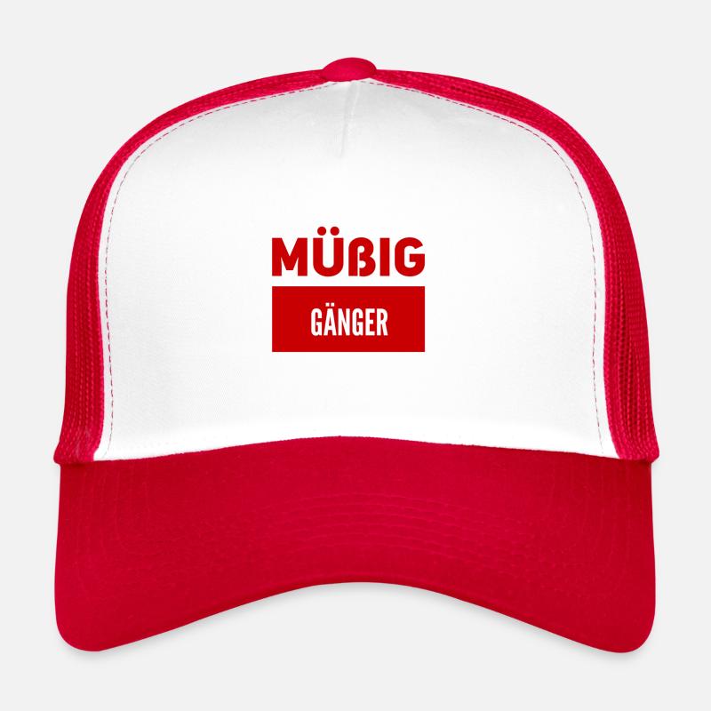 so sieht ein Müßiggänger aus Trucker Cap