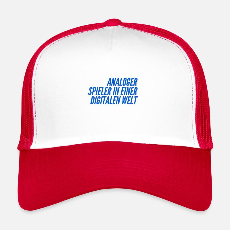 Je suis un lecteur analogique Casquette trucker 