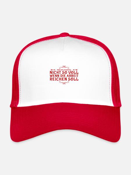 Relax - Trucker Cap - white/red - Front