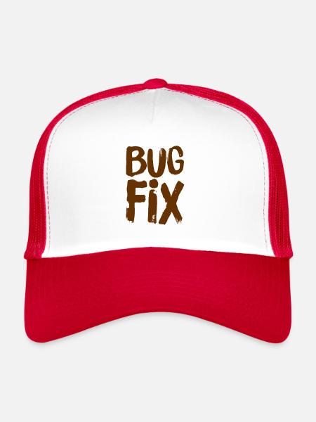Troubleshooting is my thing - Trucker Cap - white/red - Front