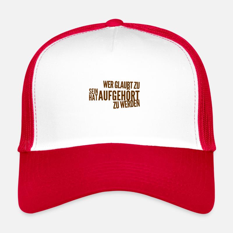 Le dépliage est toujours possible Casquette trucker 