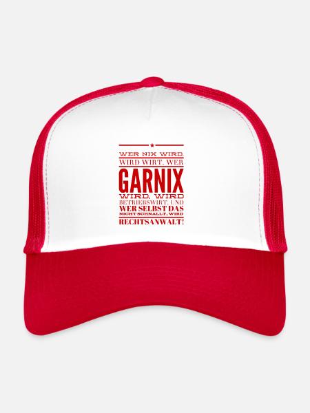Who will be what? - Trucker Cap - white/red - Front
