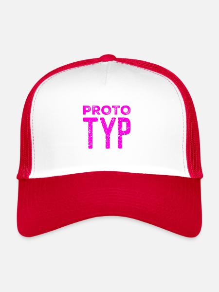 I'm incomparable - Trucker Cap - white/red - Front