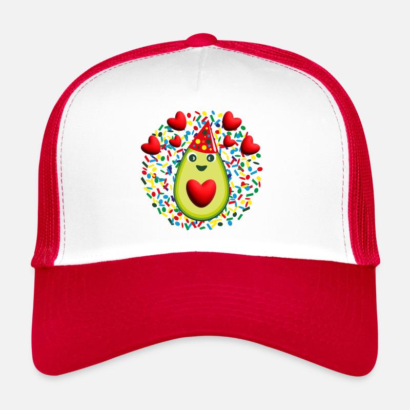 Avocado Liebe mit viel Herz. Trucker Cap