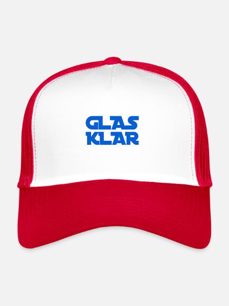 That's right - Trucker Cap - white/red - Front