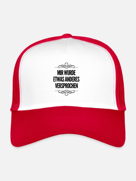 The Lie - Trucker Cap - white/red - Front