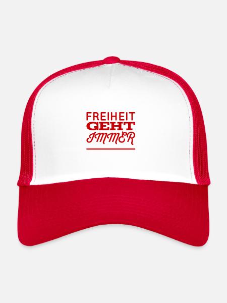 Freedom is great - Trucker Cap - white/red