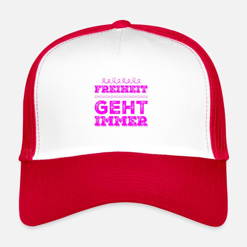 J’aime la liberté Casquette trucker 