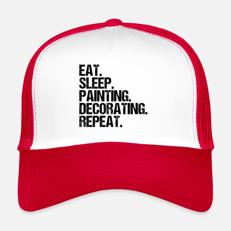 Peintre et peintre painter Casquette trucker 