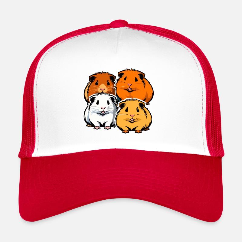 Four cute guinea pigs Trucker Cap
