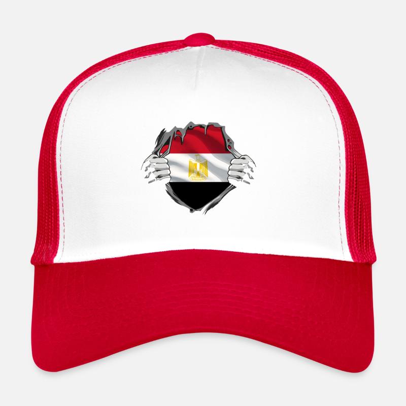 Egypte Drapeau Hurghada Afrique Drapeau Egyptien Casquette trucker 