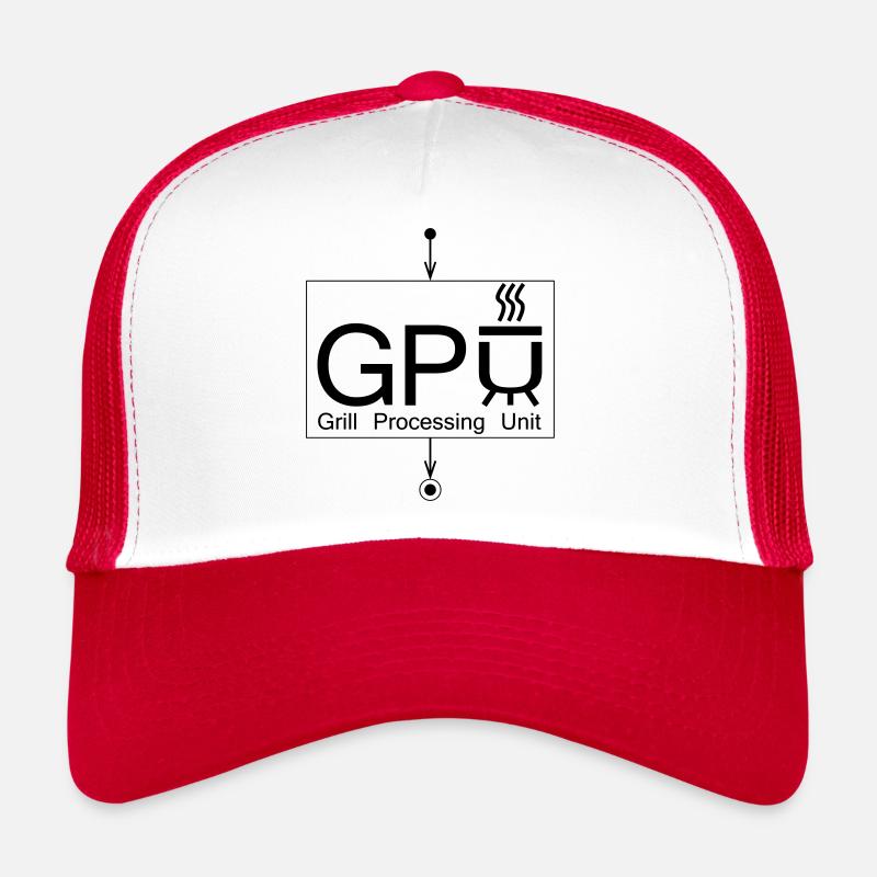 Design ringard symbole "Grill Processing Unit" + UML Casquette trucker 