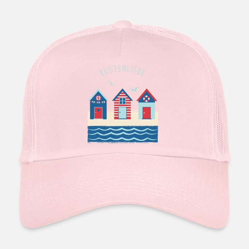 Beach house black Trucker Cap