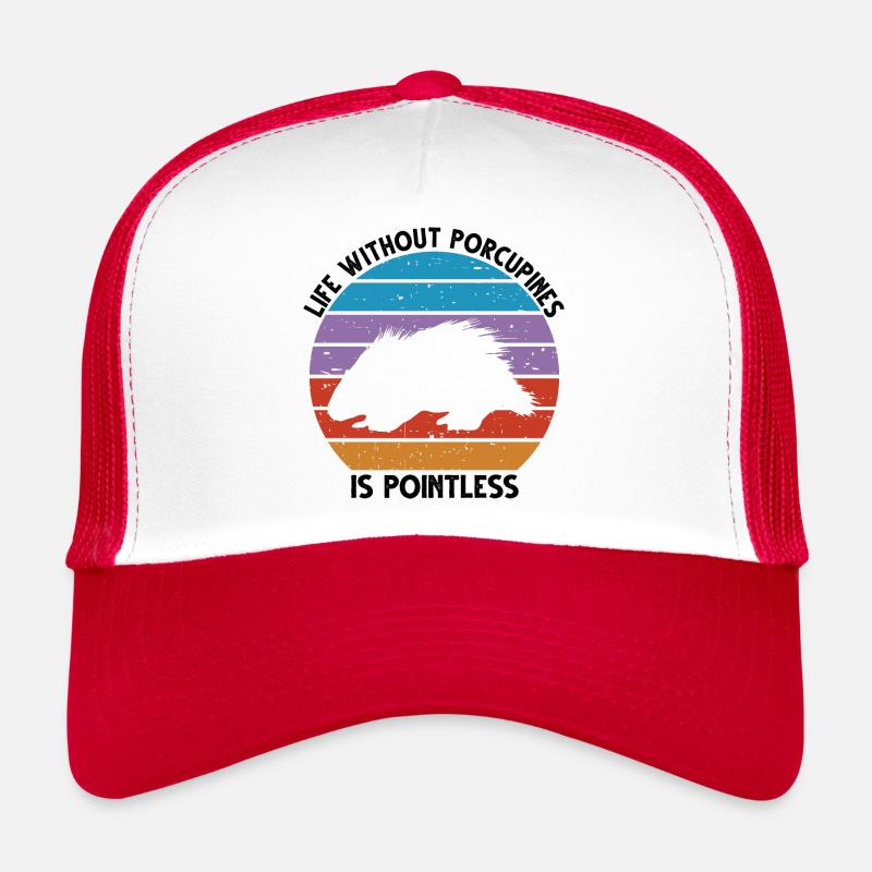 Conceptions de porc-épic pour hérisson Fan de porc-épic Casquette trucker 