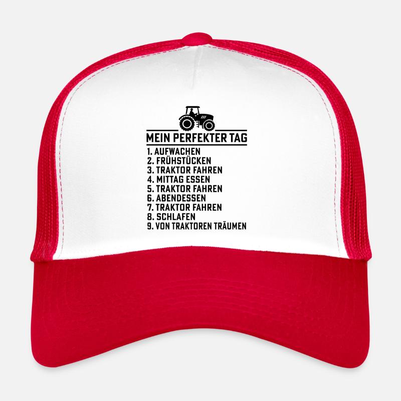 Landwirt traktor mein perfekter tag traktor Trucker Cap