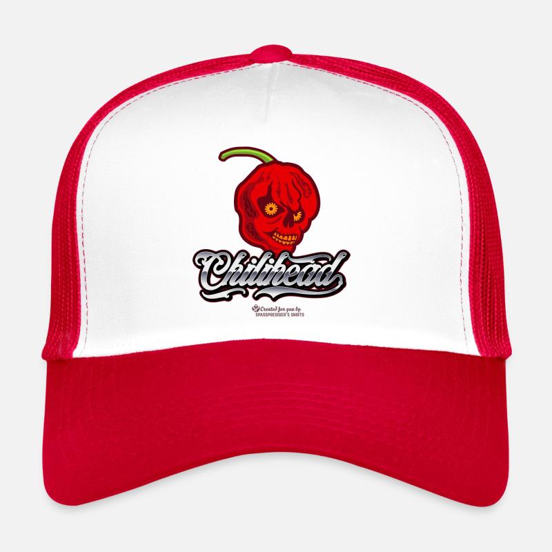 Conception de chili pour de vraies têtes de chili Casquette trucker 