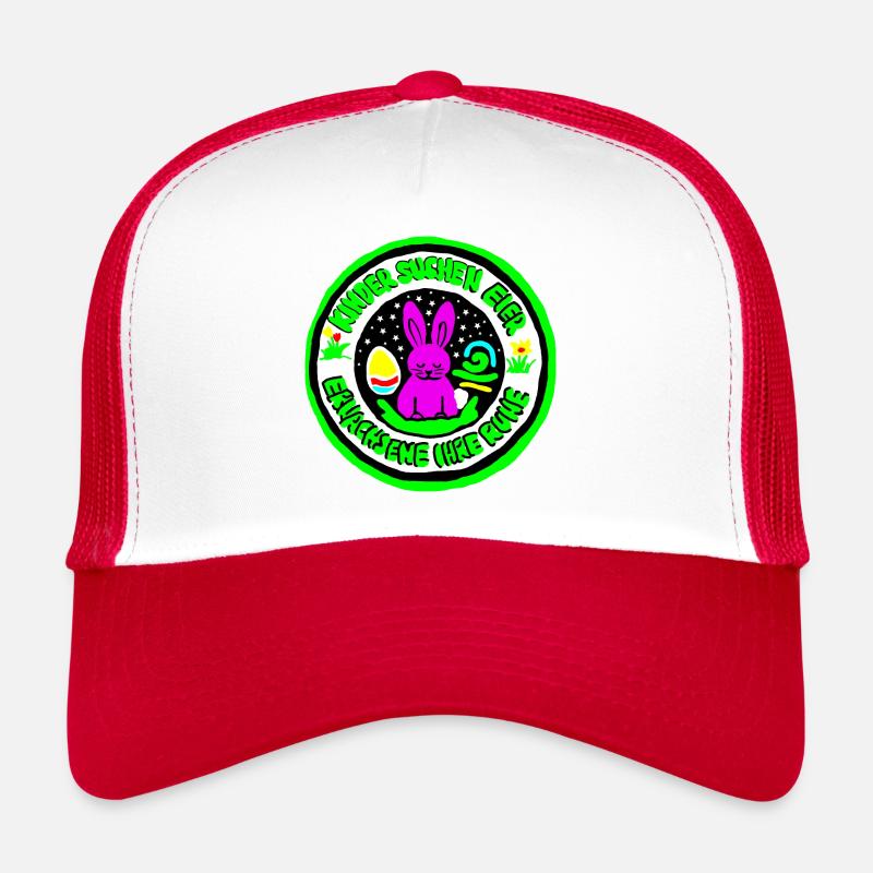 Easter for grown-ups - Trucker Cap - white/red