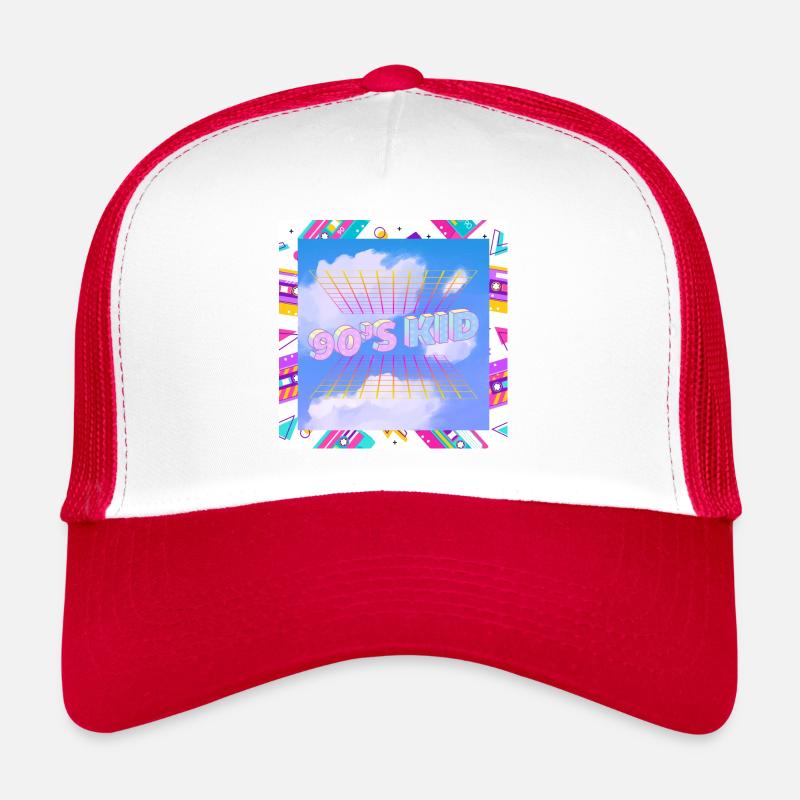 Retro 90s kid Trucker Cap