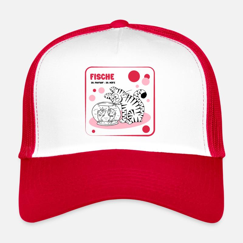 Signe du zodiaque Poissons Casquette trucker 