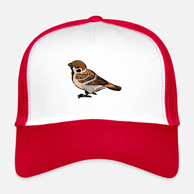 Sperling - Casquette trucker  - blanc/rouge