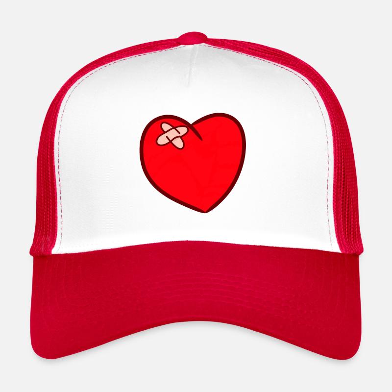 Heart wounded Trucker Cap