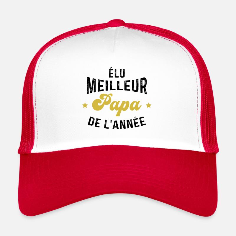 élu meilleur Papa de l'année Casquette trucker 