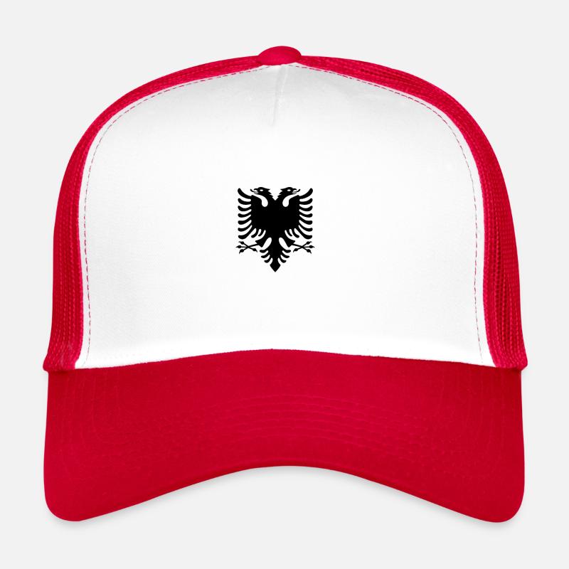 Albania flag eagle eagle crest Tirana Trucker Cap