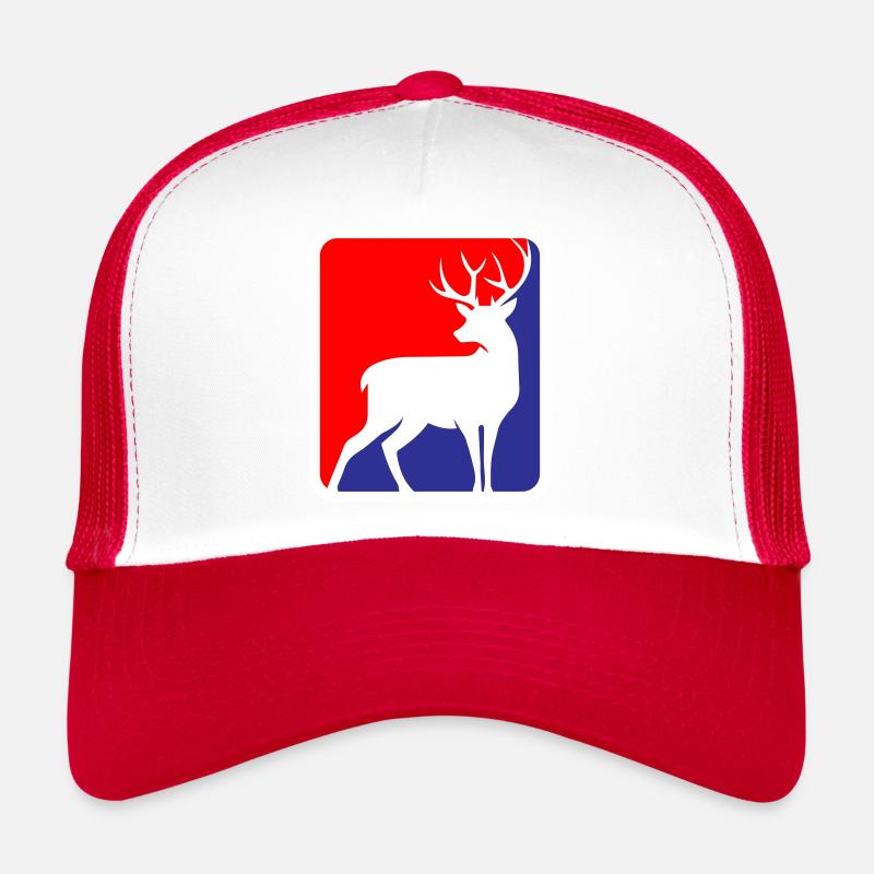 Hunter Funny Roebuck Deer Logo | Les couleurs peuvent être changées Casquette trucker 