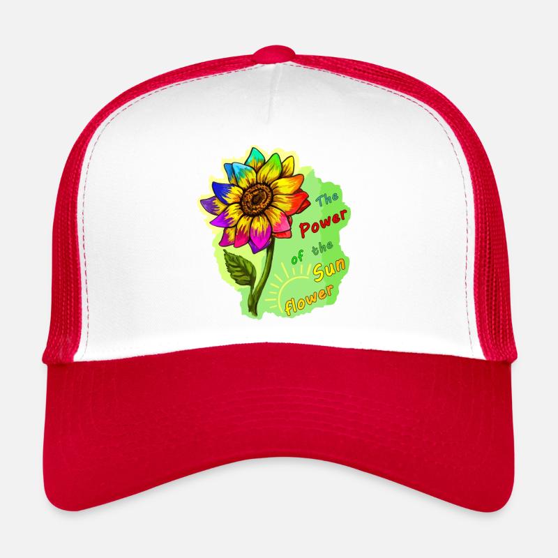 bunte Sonnenblume Trucker Cap