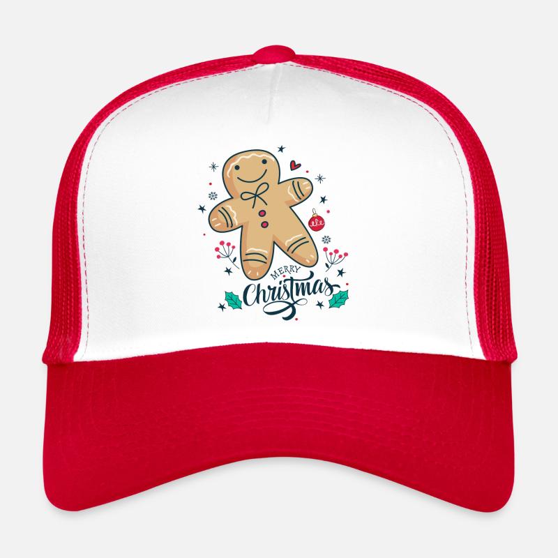 Weihnachtsplätzchen.Frohe Weihnachten. Trucker Cap