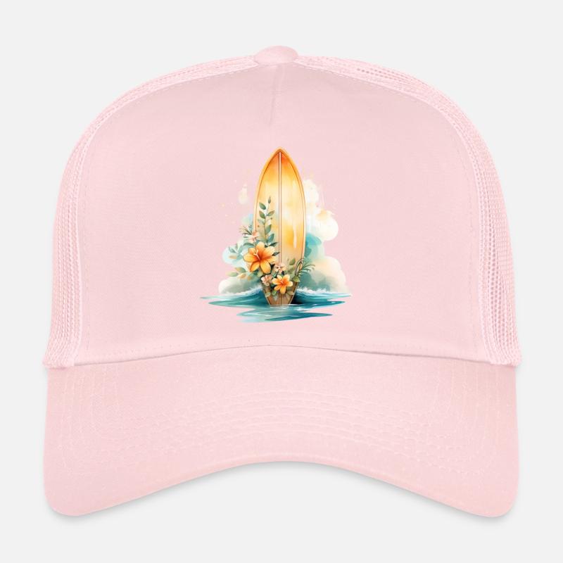 SURFBOARD IN BLOOM Trucker Cap