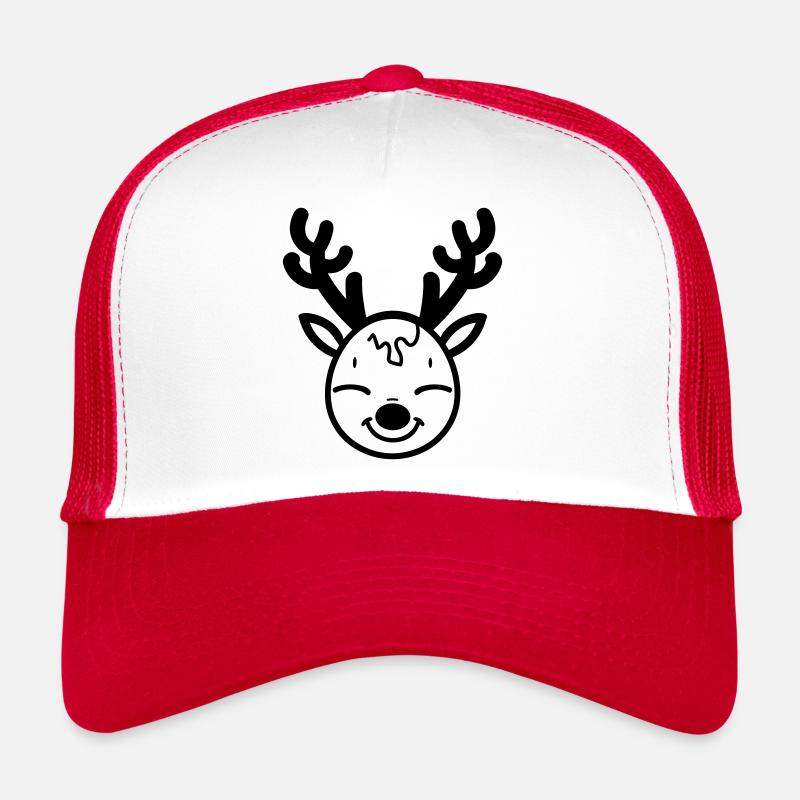 Christmas Reindeer Trucker Cap