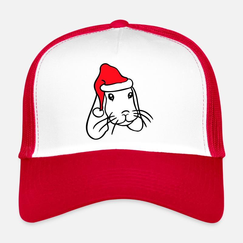 Bunny Santa Claus Christmas Hat Hat Gift Trucker Cap