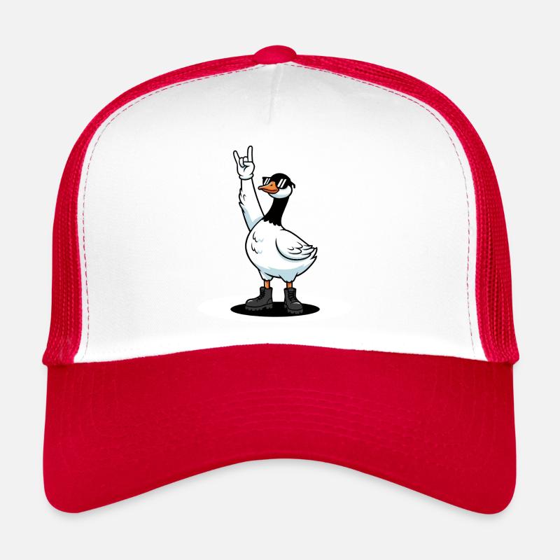 Gans Rock Musik Fan Geschenkidee Trucker Cap