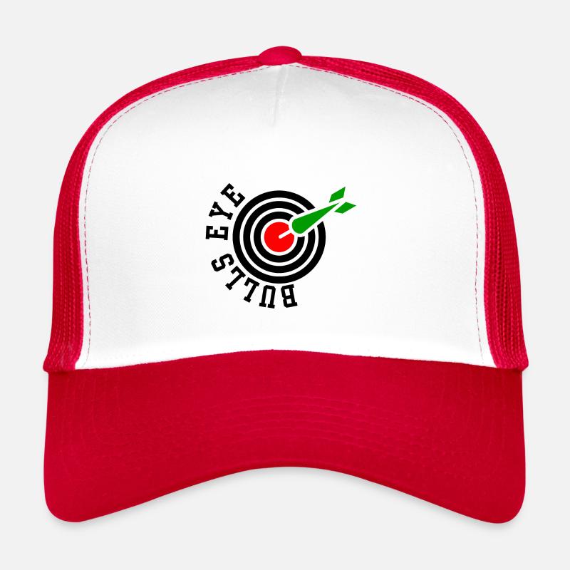Bulls Eye Darts Darts Player Jeu de fléchettes Fans de fléchettes Casquette trucker 