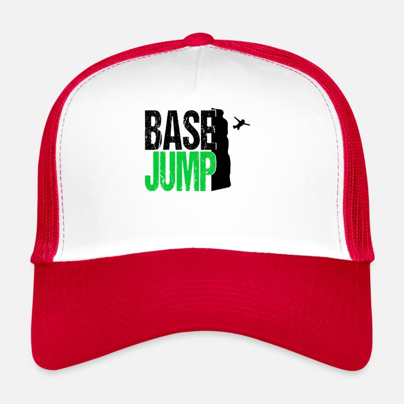 Base Jumping Shirt Fallschirm Extrem Sport Trucker Cap
