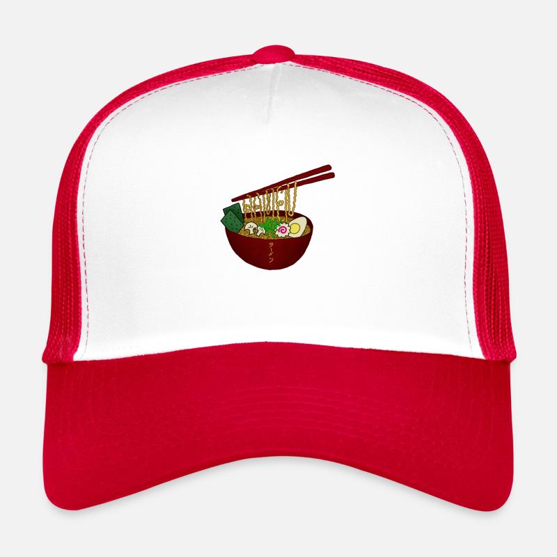 Ramen - Trucker Cap - Weiß/Rot