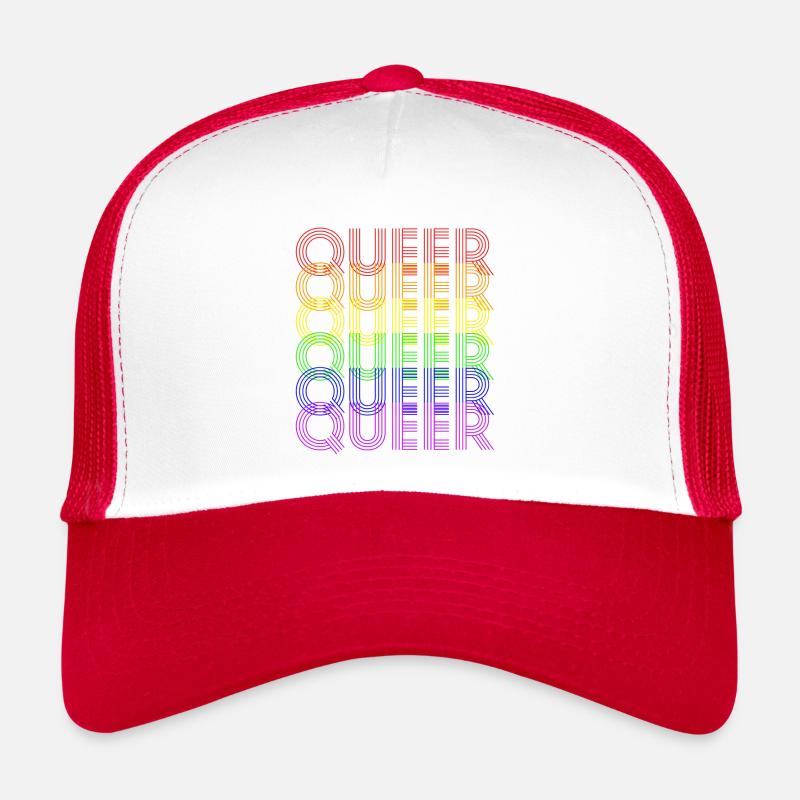 queer rainbowdesign Trucker Cap
