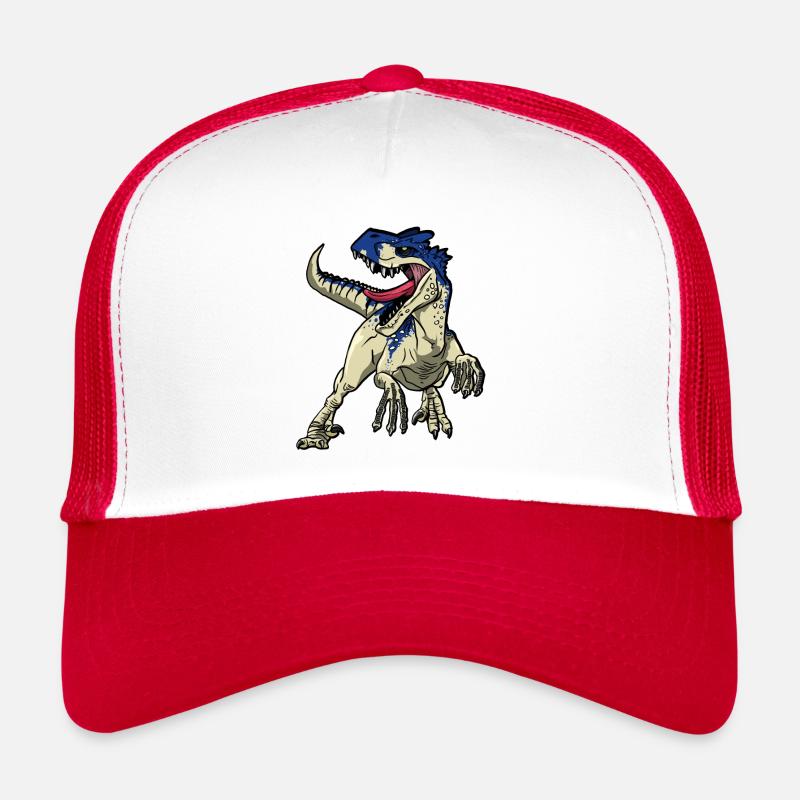 gefährlicher Raptor T-Rex Dinosaurier Geschenk Trucker Cap