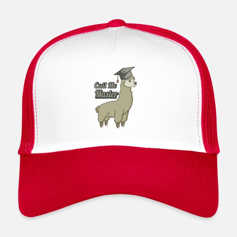 Master Studium Absolvent Uni Alpaka Abschluss Cool Trucker Cap