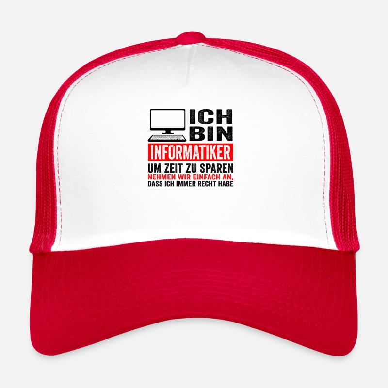 Informatiker IT Experte Informatik Informatik Lust Trucker Cap