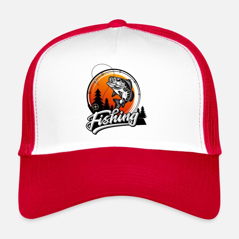 Pêche pêche poisson poisson cadeau Casquette trucker 