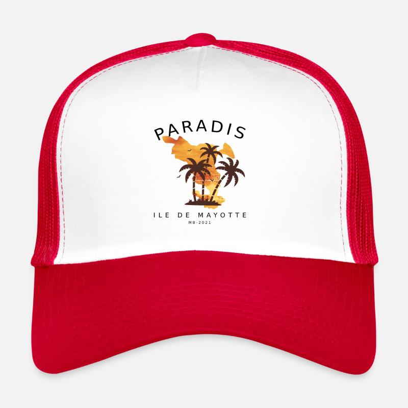 PARADIS ILE DE MAYOTTE Casquette trucker 