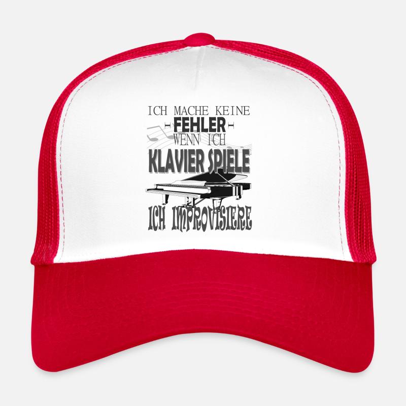 Ein lustiges Klavier Design Trucker Cap