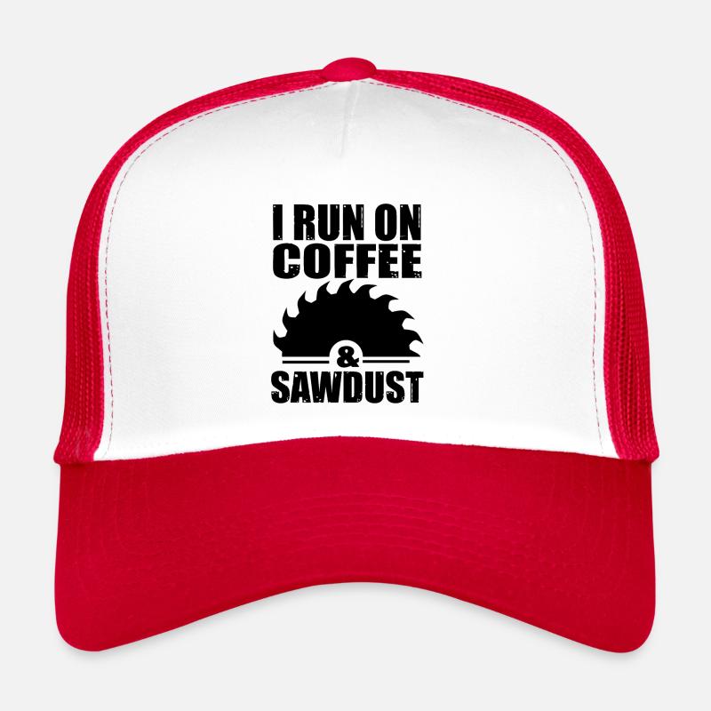Carpenter Carpenter Scie circulaire disant café Casquette trucker 