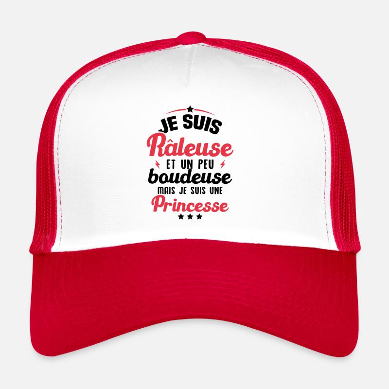 Un peu boudeuse mais je suis une princesse Casquette trucker 