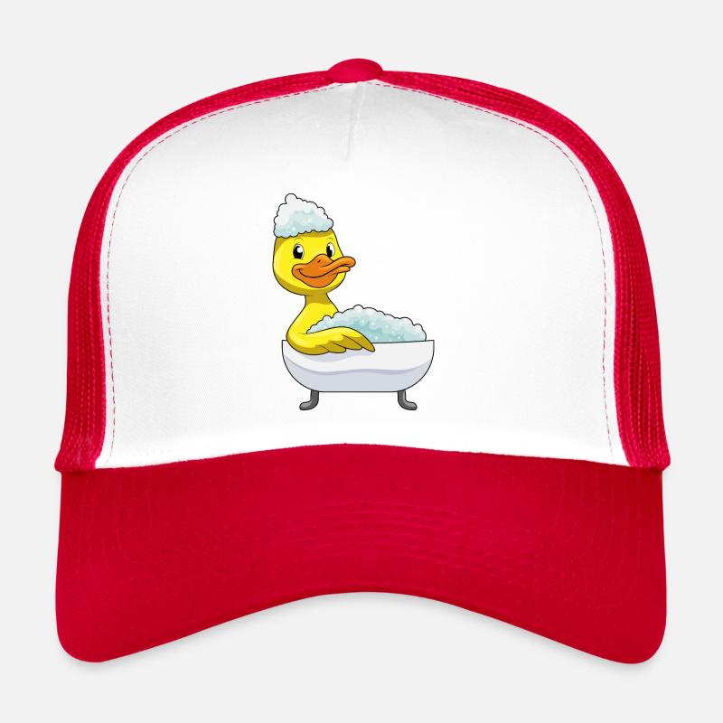 Bain de canard avec baignoire et mousse Casquette trucker 